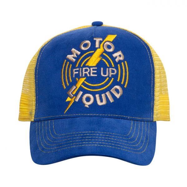 GORRA TRUCKER KING KEROSIN FIRE UP AZUL / AMARILLO - Imagen 2