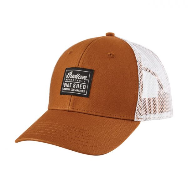 GORRA BSMC INDIAN MOTORCYCLE CON PARCHE MARRÓN