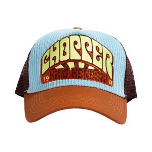 GORRA TRUCKER KING KEROSIN CHOPPER  MALLA AZUL / MARRÓN