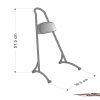 RESPALDO MODELO WILD PARA HARLEY DAVIDSON SPORTSTER IRON XL883 2007-UP - Imagen 4