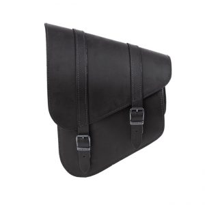 ALFORJA LATERAL CUERO LISO SOFTAIL 18-21 9 LITROS