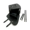 ALFORJA LATERAL  CUERO LISO SOFTAIL 18-23  7 LITROS - Imagen 6