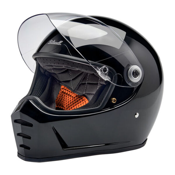 Casco Biltwell Lane Splitter negro brillante - Imagen 13