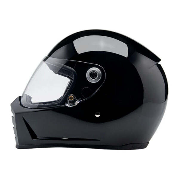 Casco Biltwell Lane Splitter negro brillante - Imagen 2