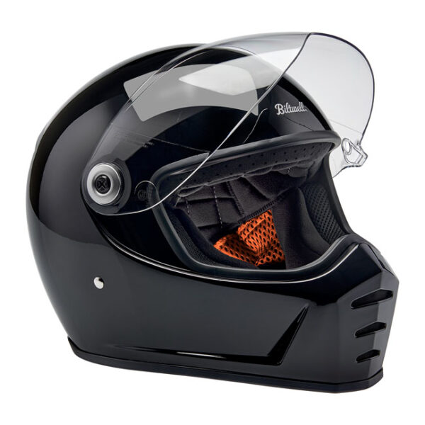 Casco Biltwell Lane Splitter negro brillante - Imagen 6