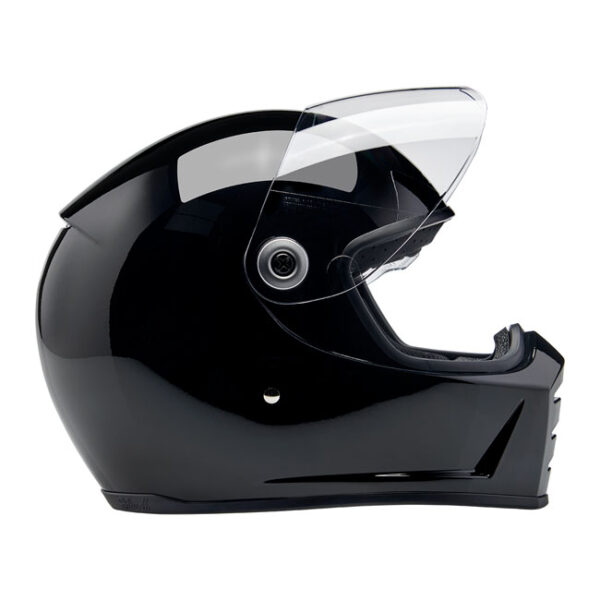 Casco Biltwell Lane Splitter negro brillante - Imagen 8