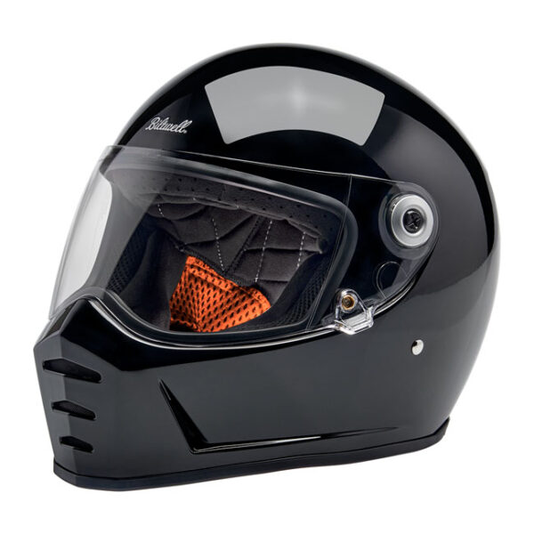 Casco Biltwell Lane Splitter negro brillante