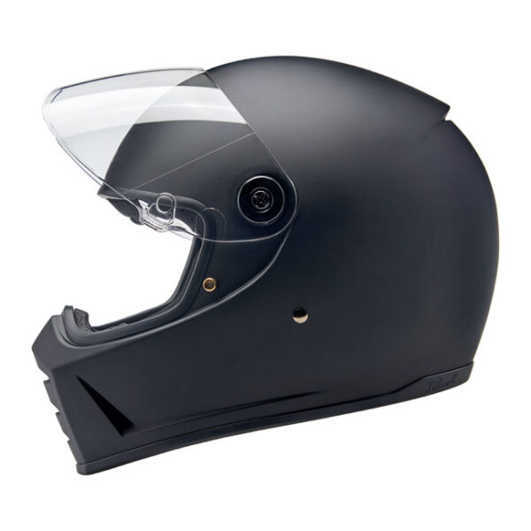 Casco Biltwell Lane Splitter negro MATE - Imagen 4