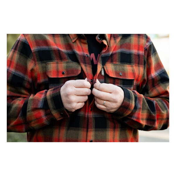 Camisa de franela Biltwell Hi Test óxido - Imagen 8
