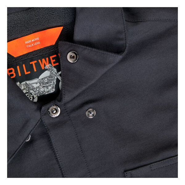 Chaqueta tipo camisa Biltwell El Dorado negra - Imagen 7