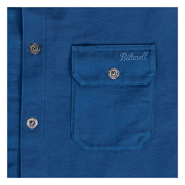 Chaqueta tipo camisa Biltwell El Dorado azul marino - Imagen 7
