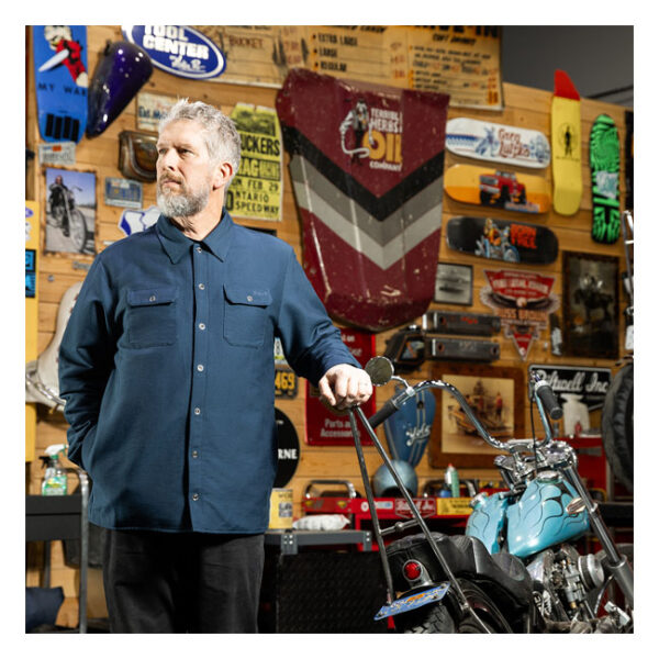 Chaqueta tipo camisa Biltwell El Dorado azul marino - Imagen 15