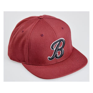 Gorra Biltwell Script B color granate