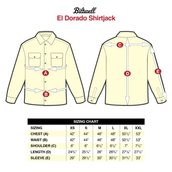 Chaqueta tipo camisa Biltwell El Dorado azul marino - Imagen 12
