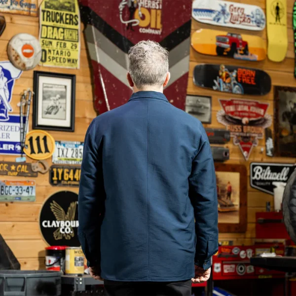 Chaqueta tipo camisa Biltwell El Dorado azul marino - Imagen 8