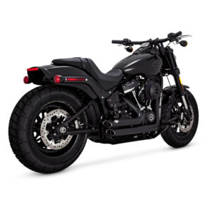 Escape PCX escalonado Shortshots de Vance & Hines. Negro