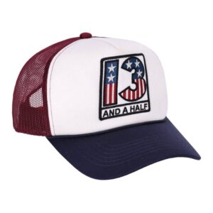 Gorra de camionero americana azul de 13 1/2