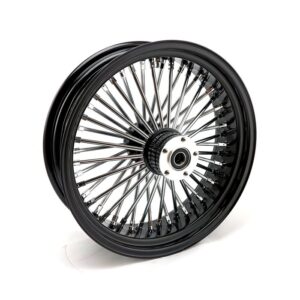 Rueda trasera MCS radial de 48 radios gruesos 5,50 x 18 negra