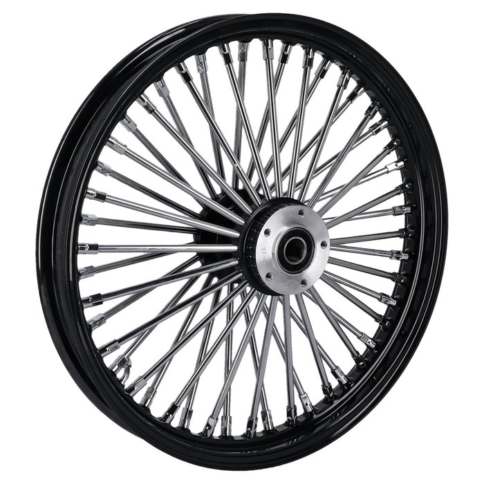 Rueda delantera radial MCS de 48 radios gruesos, 2,15 x 19 SF, color negro Rueda delantera radial MCS de 48 radios gruesos, 2,15 x 19 SF, color negro