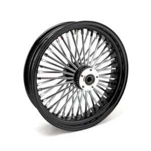 Rueda trasera MCS radial de 48 radios gruesos 4,25 x 18 negra