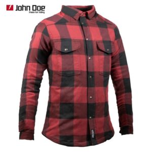 CamisA de PROTECCION John Doe para mujer, negra y roja CamisA de PROTECCION John Doe para mujer, negra y roja