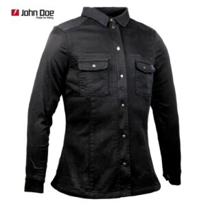 CamisA DE PROTECCION John Doe PARA MUJER NEGRO CamisA DE PROTECCION John Doe PARA MUJER NEGRO