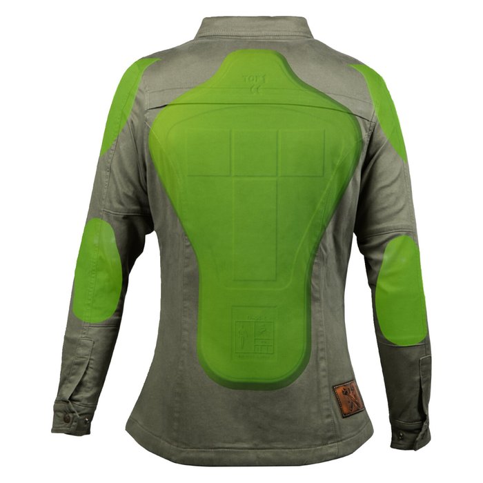 CamisA DE PROTECCION  John Doe para mujer color oliva