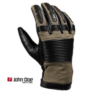 Guantes John Doe Durango negro/camel