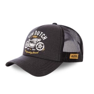 Gorra de camionero Von Dutch Crew9 negra