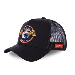 Gorra de camionero Von Dutch Rag negra