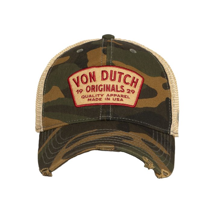 Gorra de camuflaje Von Dutch Mac