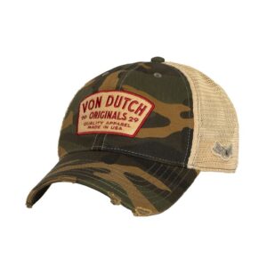 Gorra de camuflaje Von Dutch Mac