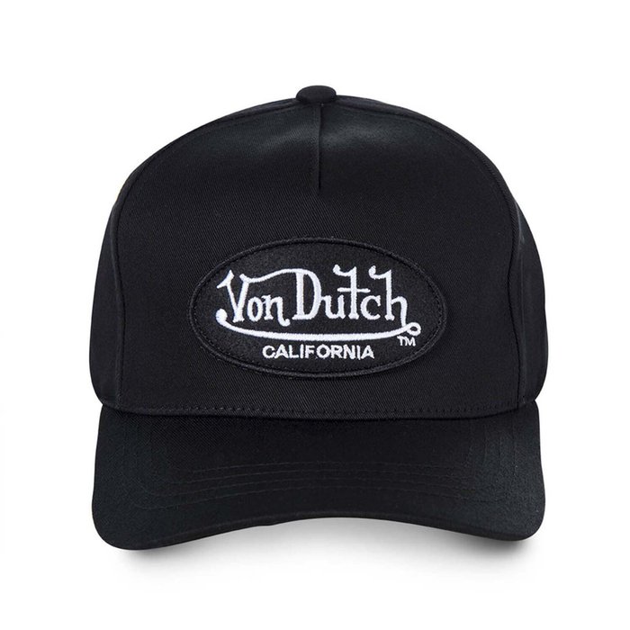 Gorra negra con el logotipo de Von Dutch