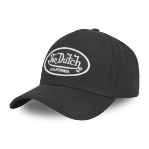 Gorra negra con el logotipo de Von Dutch