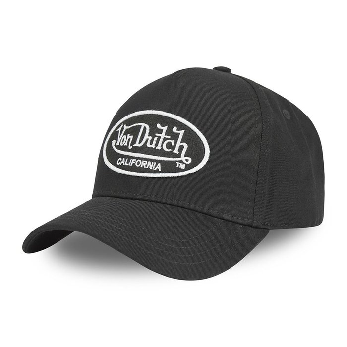 Gorra negra con el logotipo de Von Dutch