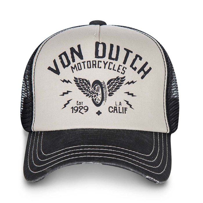 Gorra clásica Von Dutch gris oscuro