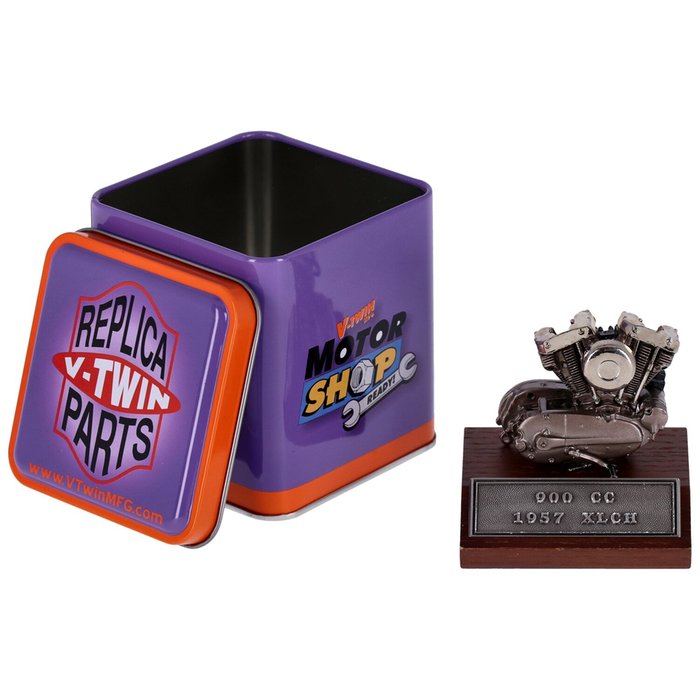 Modelo de motor V-Twin Mfg, Ironhead, con escala 1:10