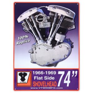 Placa del motor Shovelhead inicia