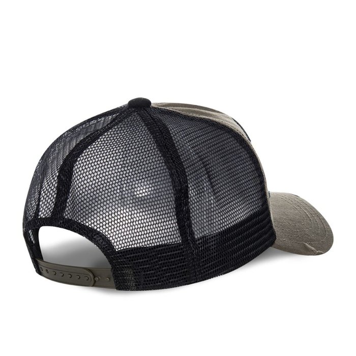 Gorra con parche cuadrado y ojos color caqui de Von Dutch Heritage