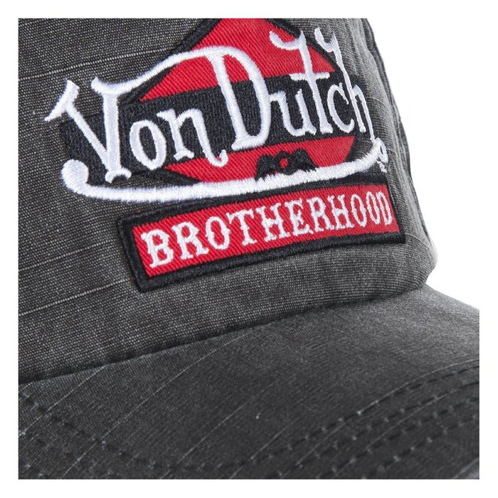 Gorra vaquera gris de Von Dutch Heritage