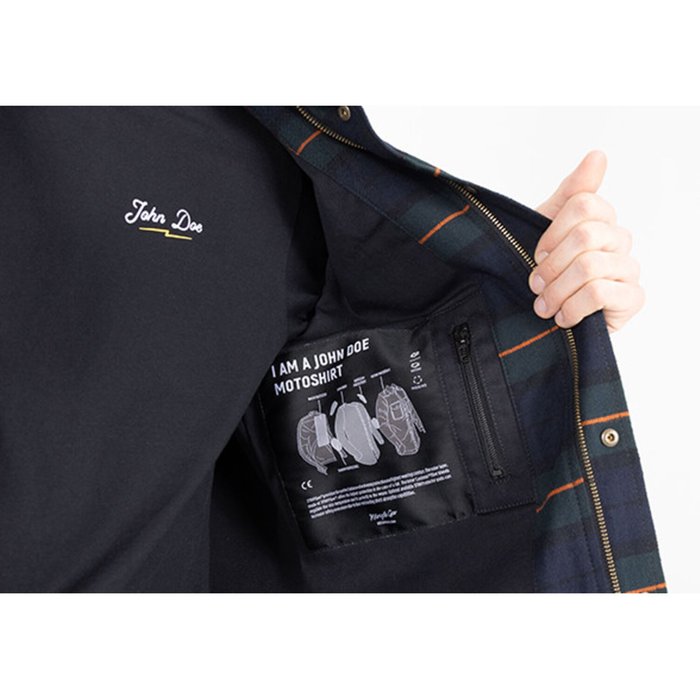 CamisA de PROTECCION vintage de John Doe NAVY